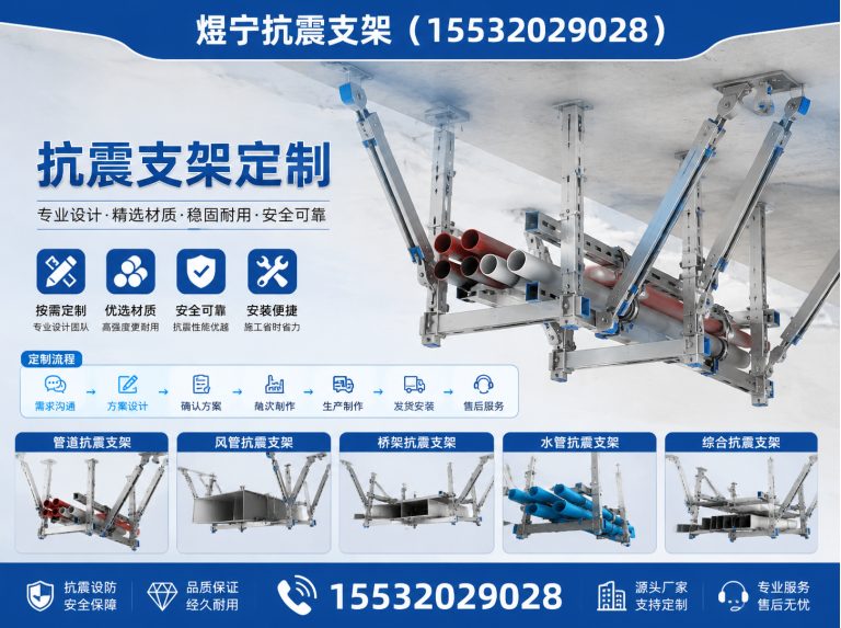 鹤壁煜宁抗震支架展示图